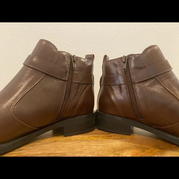Marroqui Sanchez Marron Leather Booties - Picture 4 of 10
